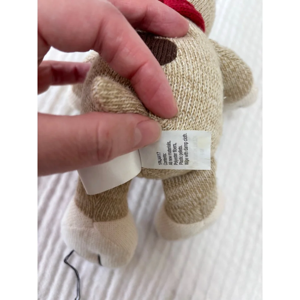 Baby Hallmark Stuffed Animal Snoopy Dog One Size Beige Brown Knit